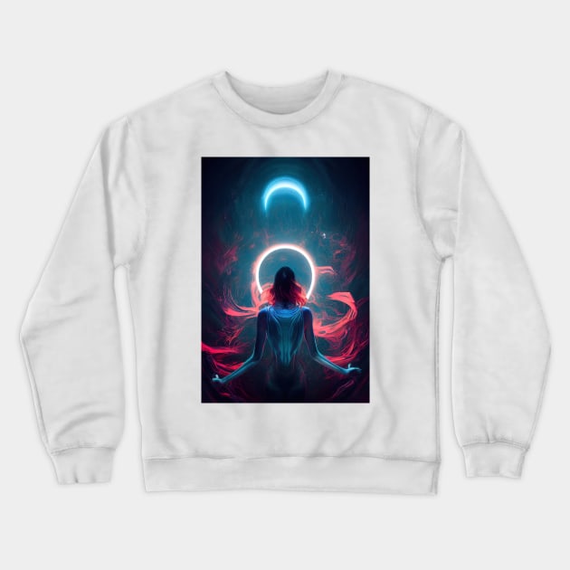 Looking into the void Crewneck Sweatshirt by phxartisans